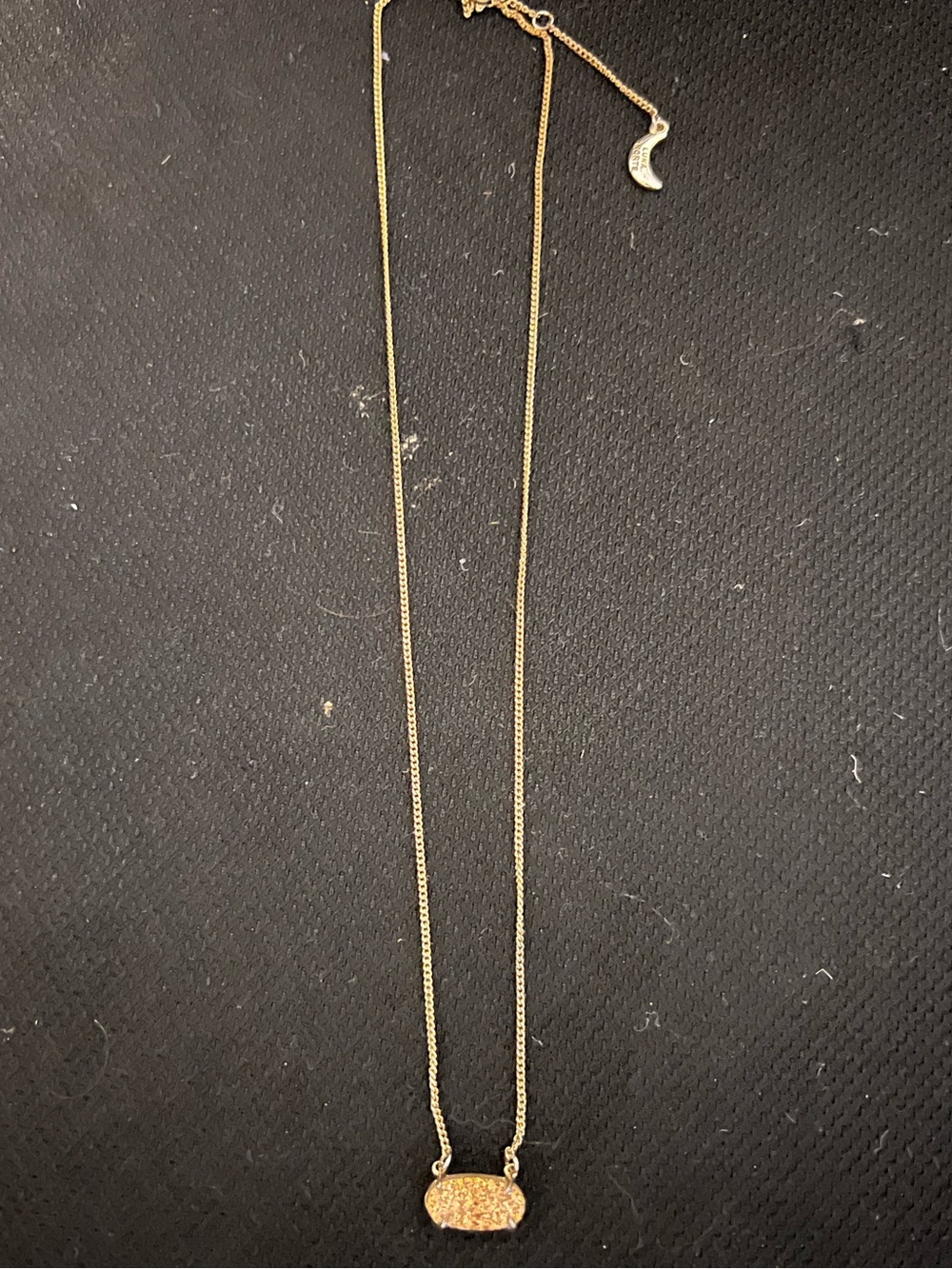 Rose Gold Crystal Pendant Necklace